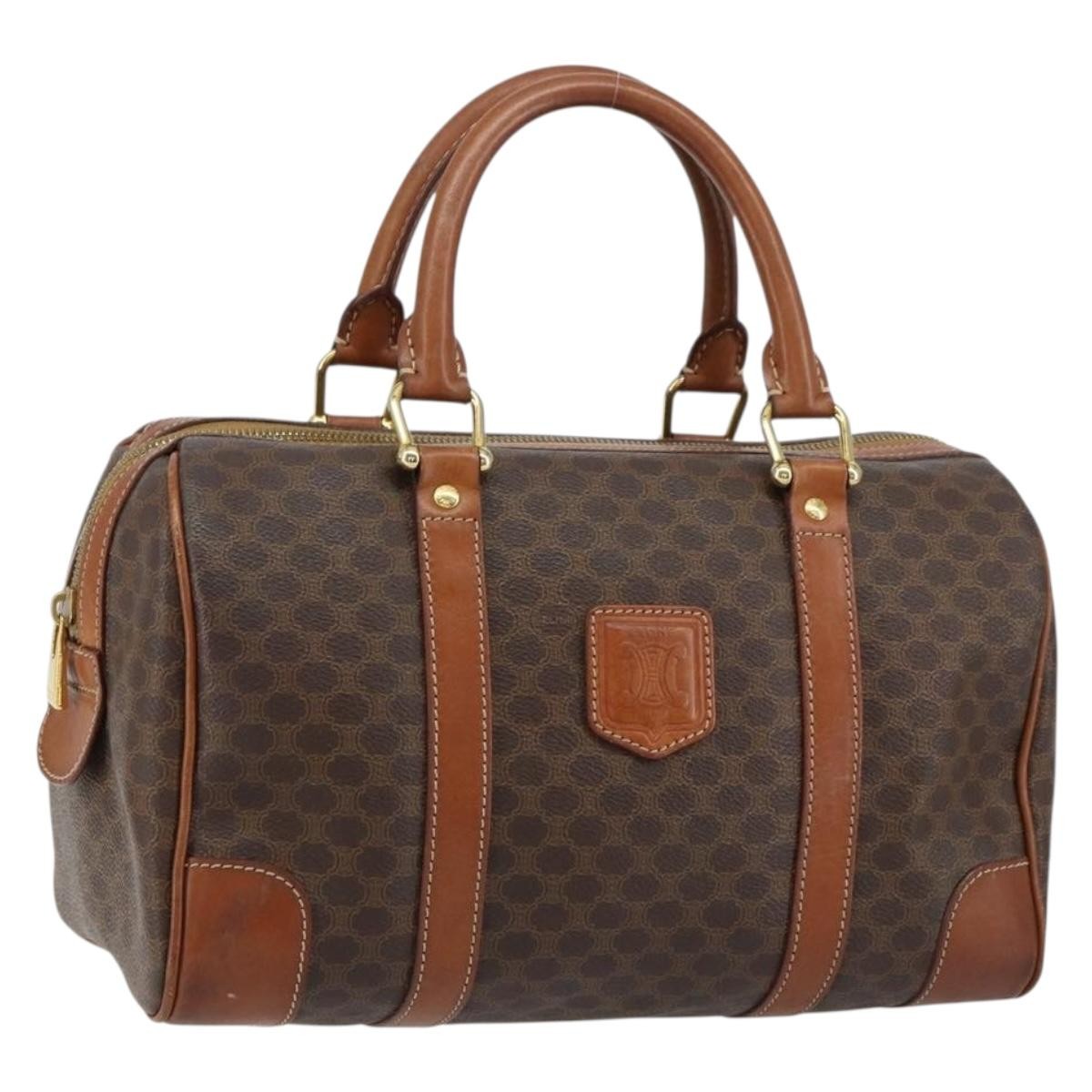 Celine Vintage Macadam Boston bag Canvas