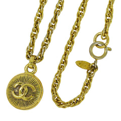 Chanel Vintage Medallion Necklace Metal