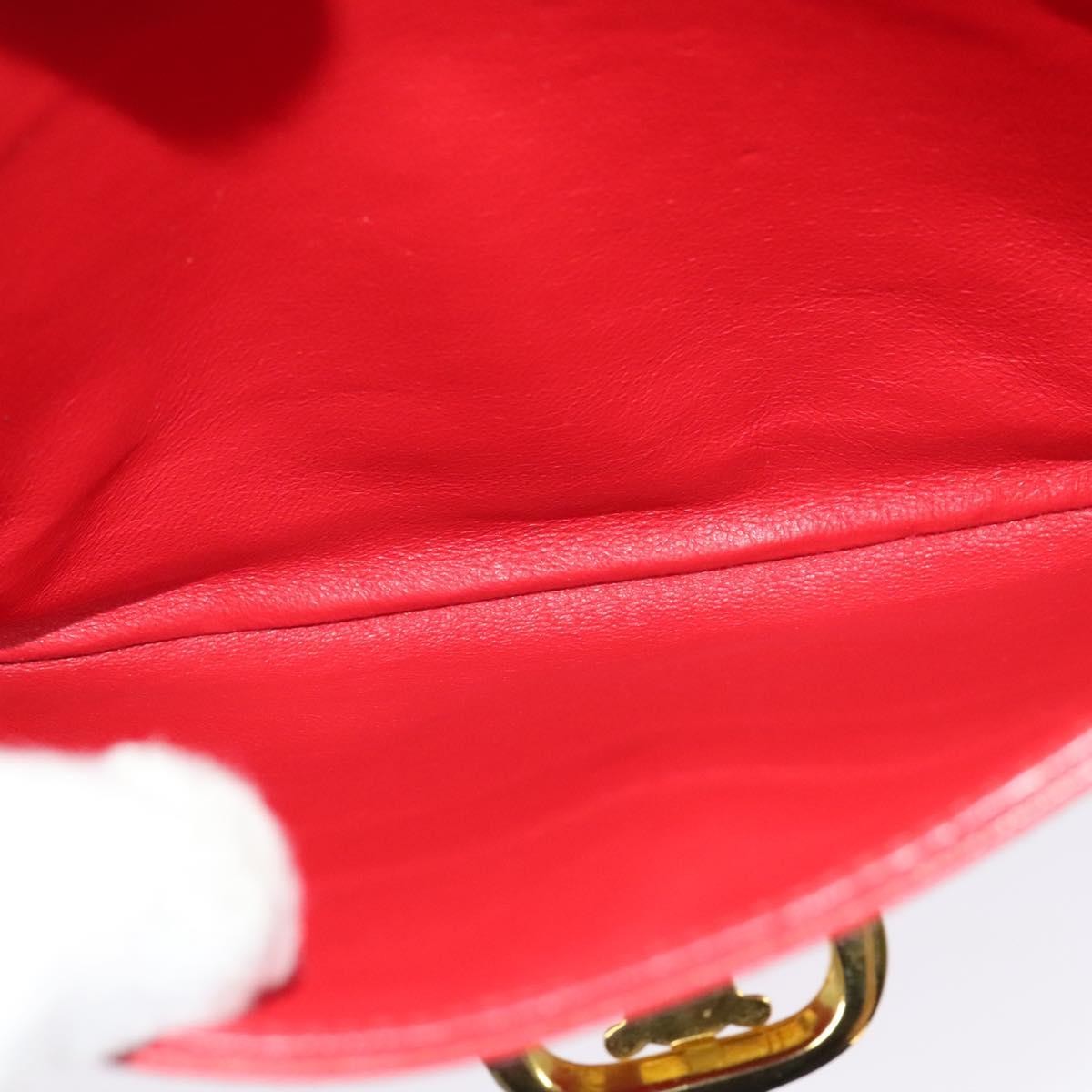 Celine Vintage Triomphe Shoulder Bag Leather