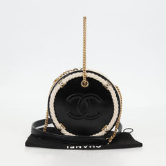 Chanel En Vogue Round Bag Crumpled Calfskin