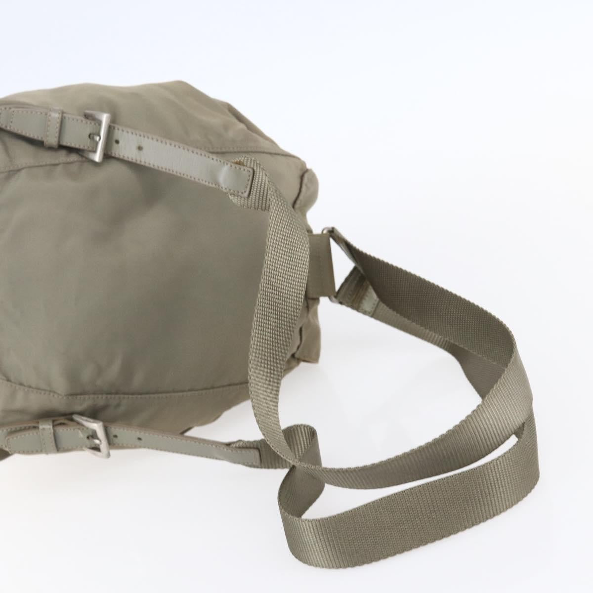 Prada Front Pocket Buckle Backpack Nylon