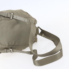 Prada Front Pocket Buckle Backpack Nylon