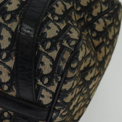 Christian Dior Vintage Trotter Boston Bag Diorissimo Canvas