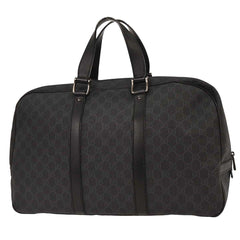 Gucci Vintage Duffle Bag GG Coated Canvas