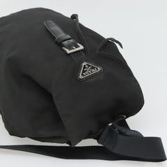 Prada Buckle Backpack Quilted Tessuto