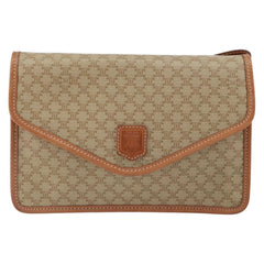 Celine Vintage Macadam Shoulder Bag Canvas