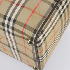 Burberry Vintage Duffle Bag Haymarket Canvas