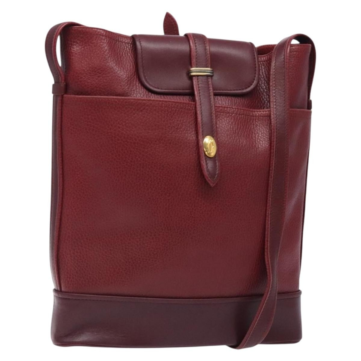 cartier Must de Cartier Shoulder Bag Leather
