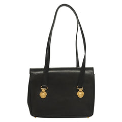 Versace Vintage Flap Shoulder Bag Leather