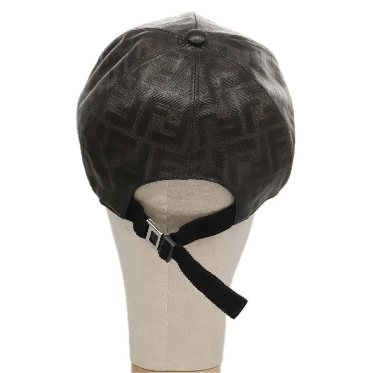 Fendi Logo Baseball Cap Zucca Canvas