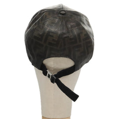 Fendi Logo Baseball Cap Zucca Canvas