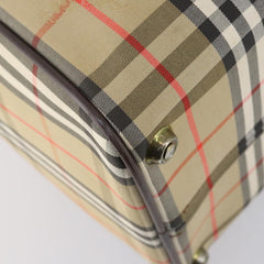 Burberry Vintage Duffle Bag Haymarket Canvas