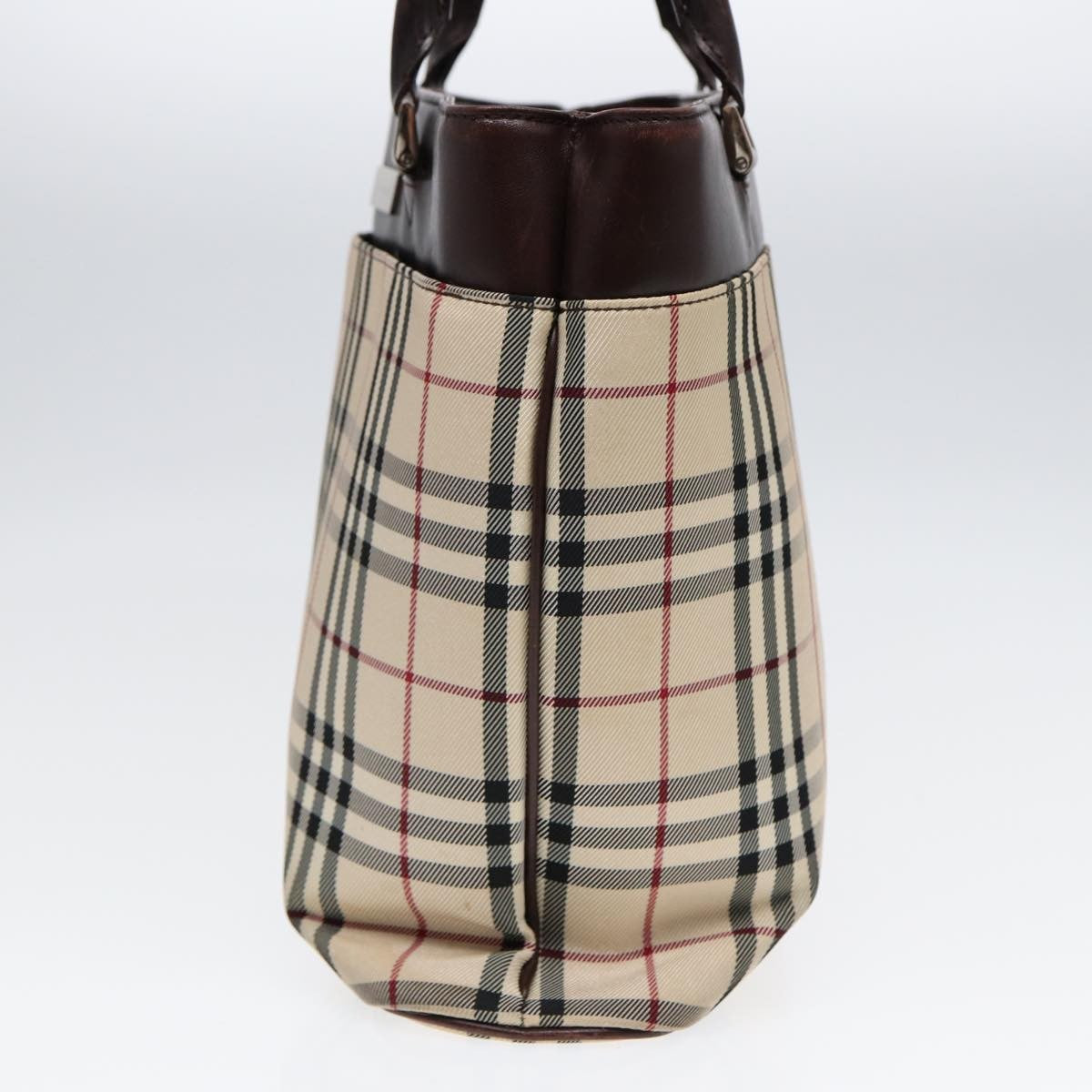 Burberry Nova Check Tote Canvas and Leather