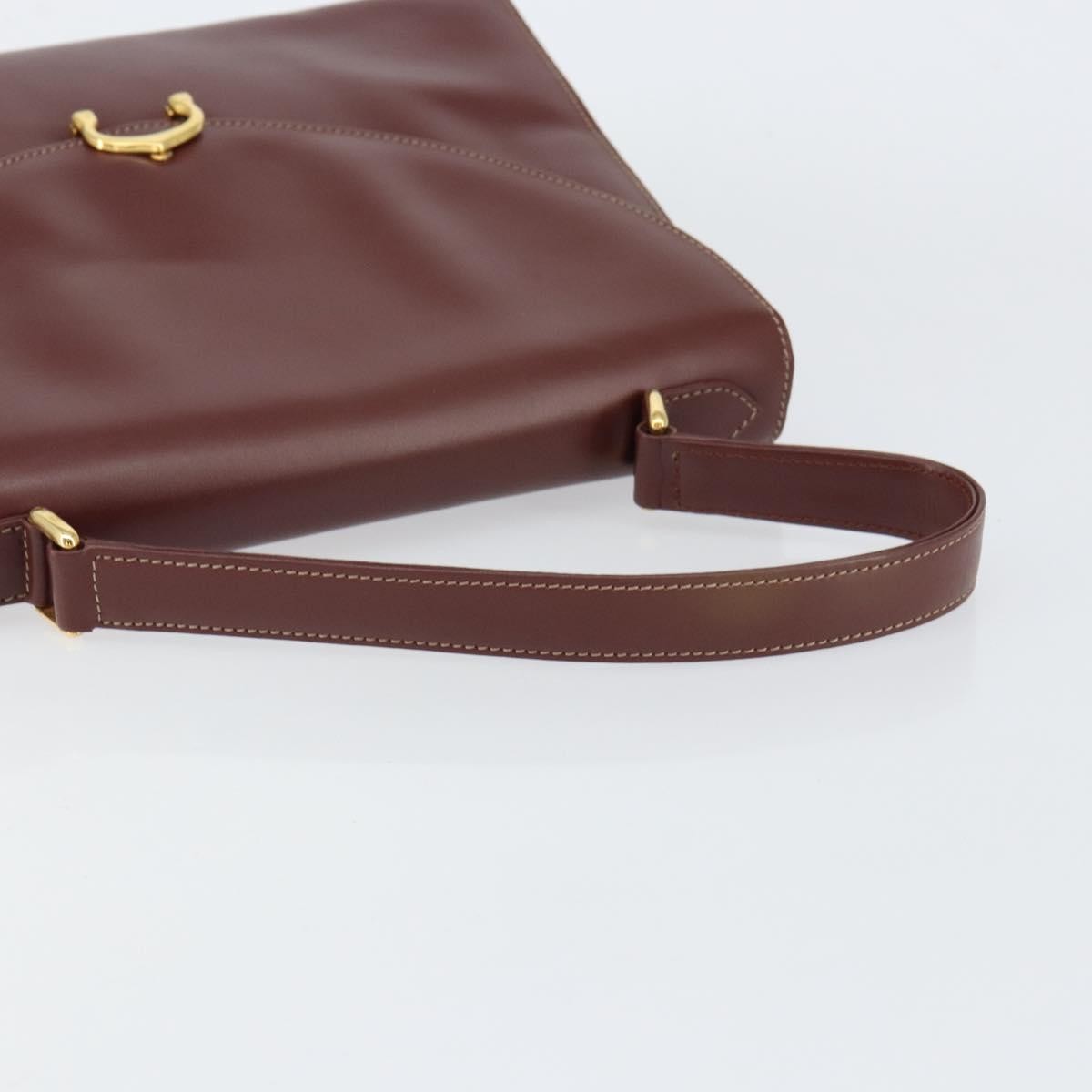 cartier Must de cartier 2C logo Hand Bag Leather