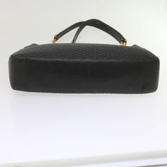 Bally Vintage Chain Shoulder Bag Quilted Leather