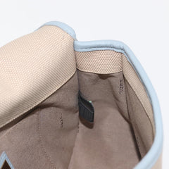 Fendi Logo Flap Shoulder Bag Canvas