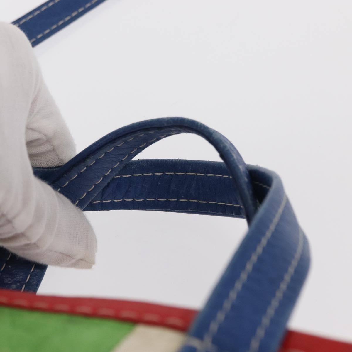 Balenciaga Bazar Convertible Tote Striped Leather