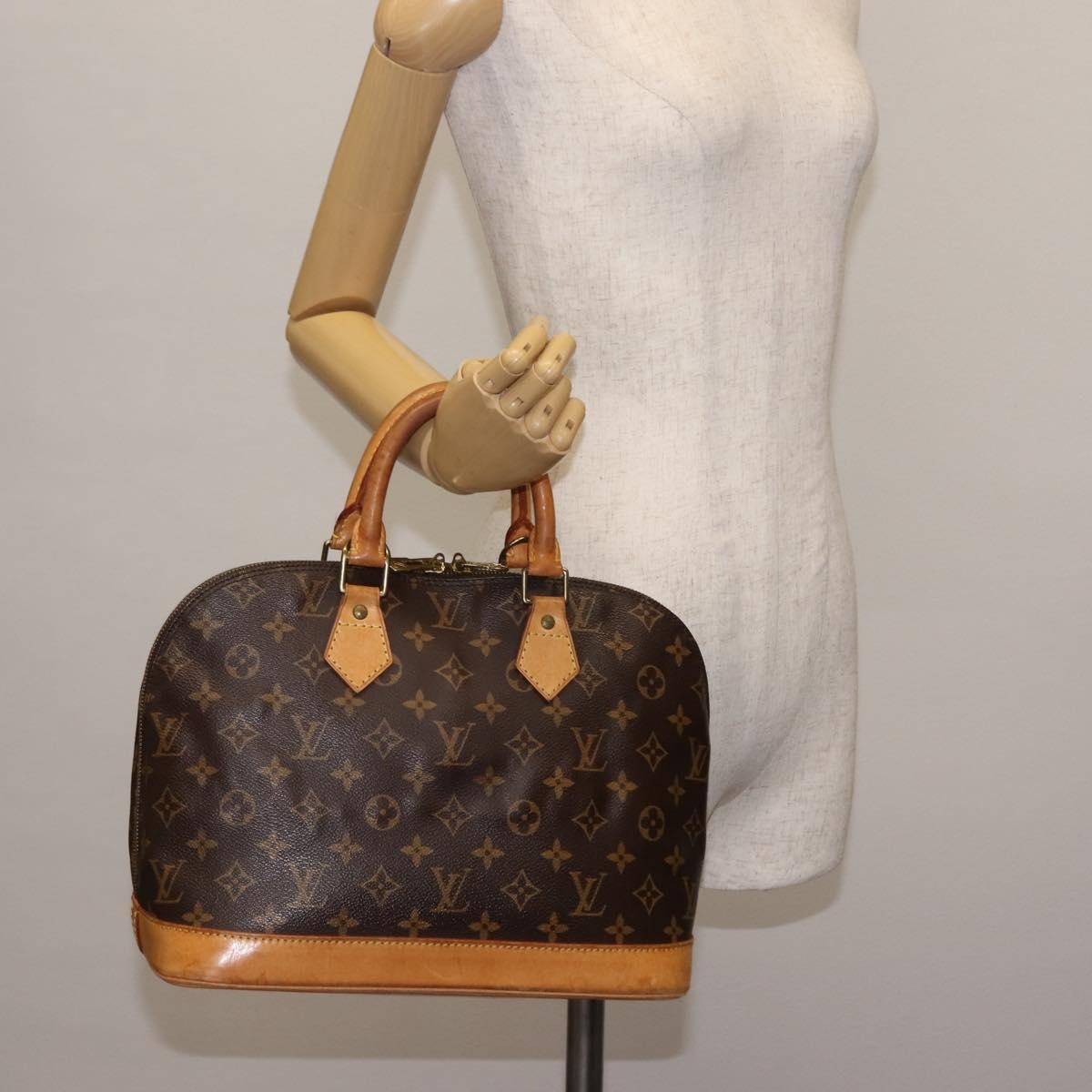 Louis Vuitton Alma Handbag Monogram Canvas