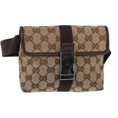 Gucci Buckle Belt Bag GG Canvas
