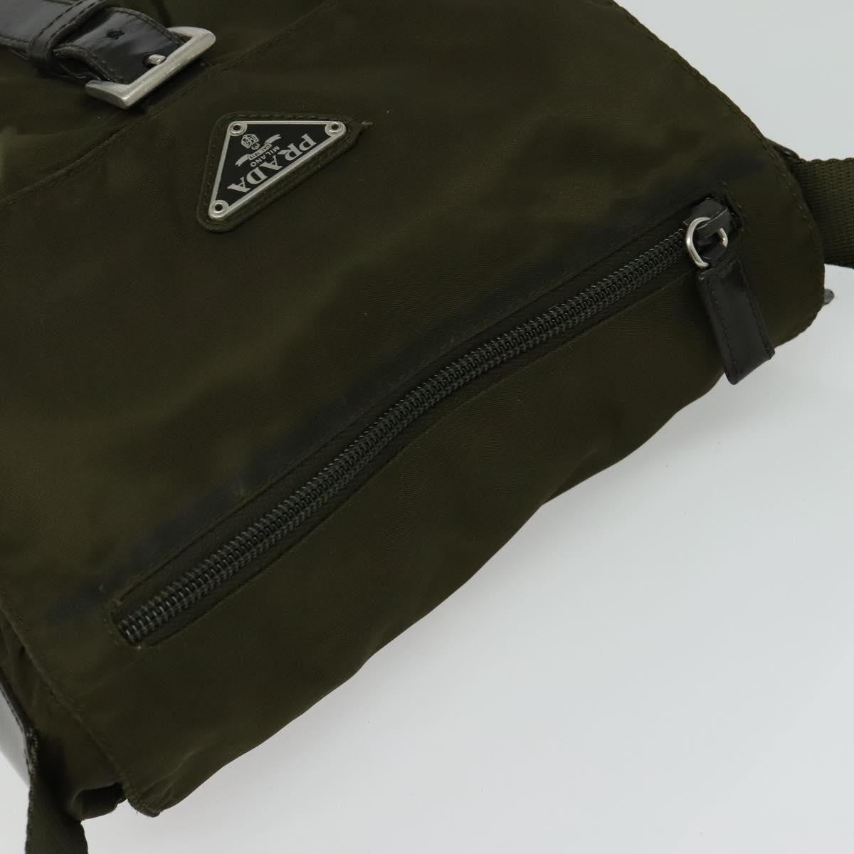 Prada Buckle Messenger Bag Tessuto
