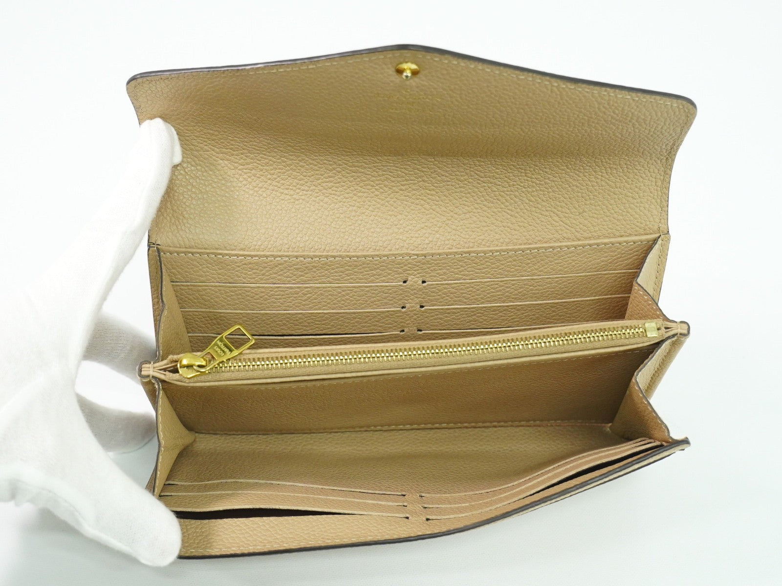 Louis Vuitton Sarah Wallet NM Monogram Empreinte Leather