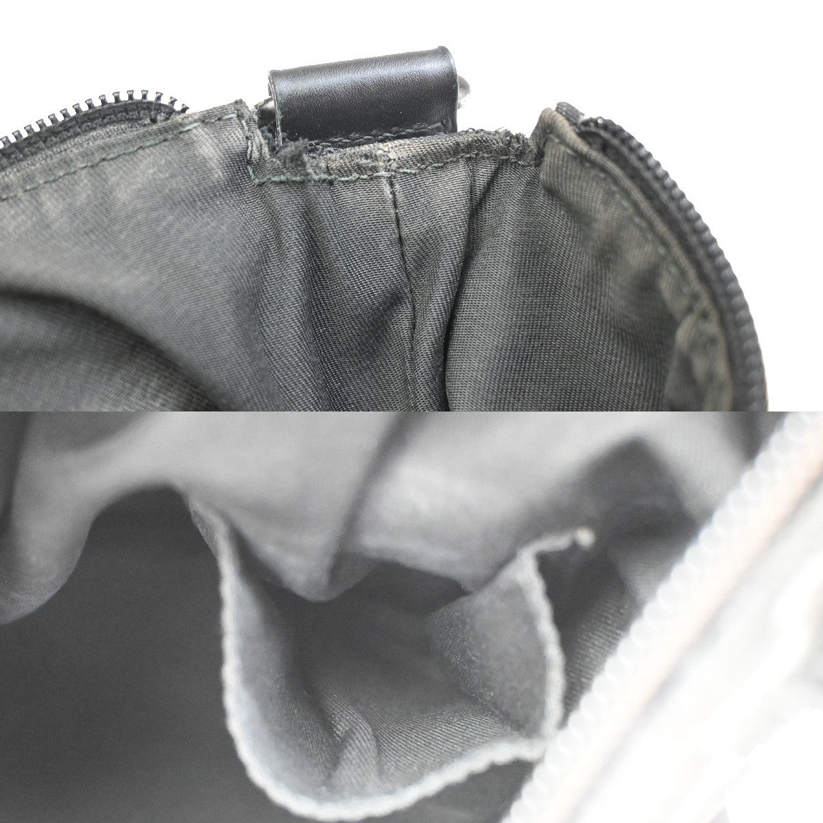 Gucci Zip Messenger GG Canvas with Perforated Leather