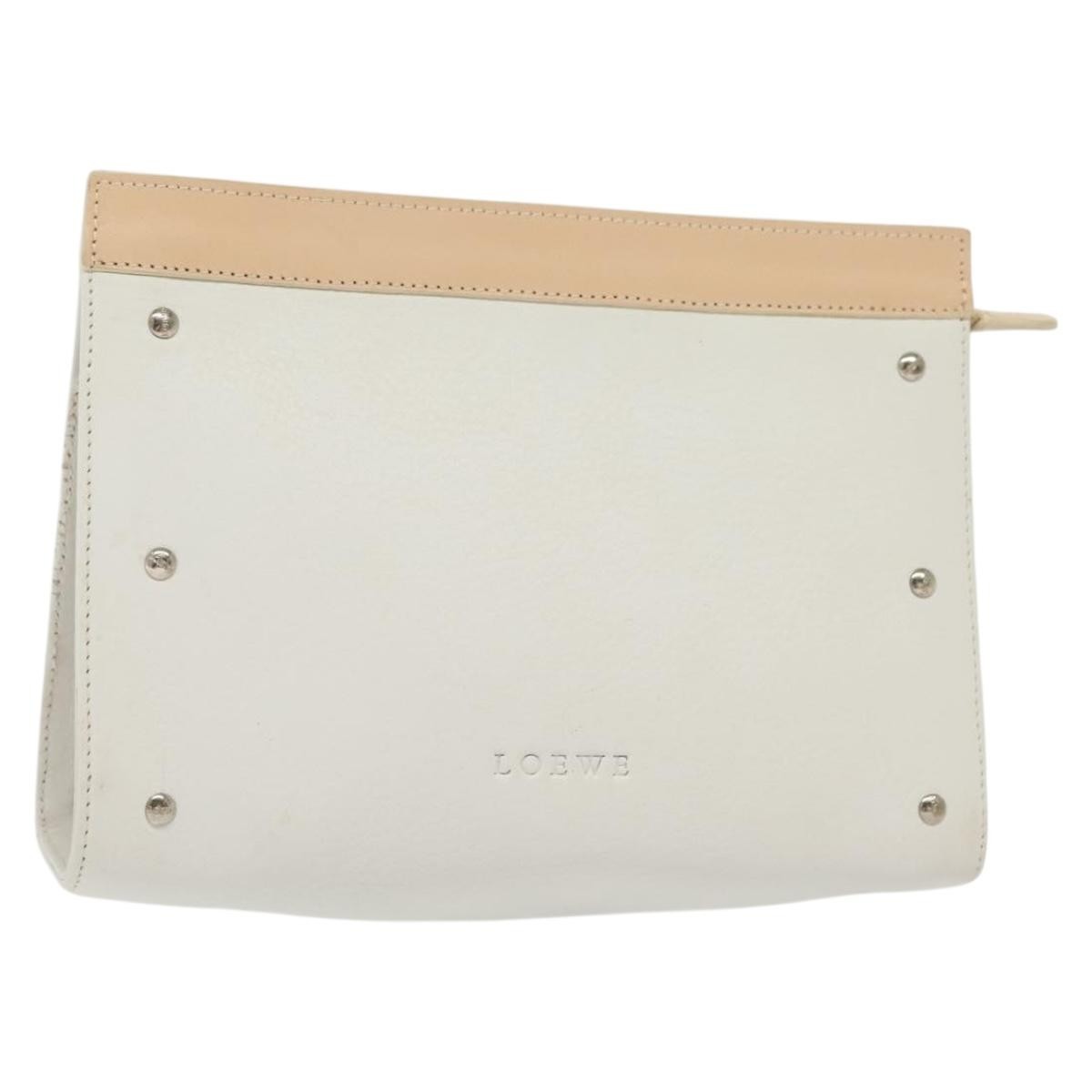 Loewe Flat Zip Pouch Leather
