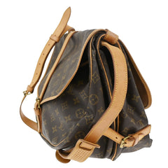 Louis Vuitton Saumur Handbag Monogram Canvas
