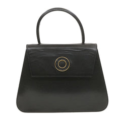 Celine Circle Logo Handbag Leather