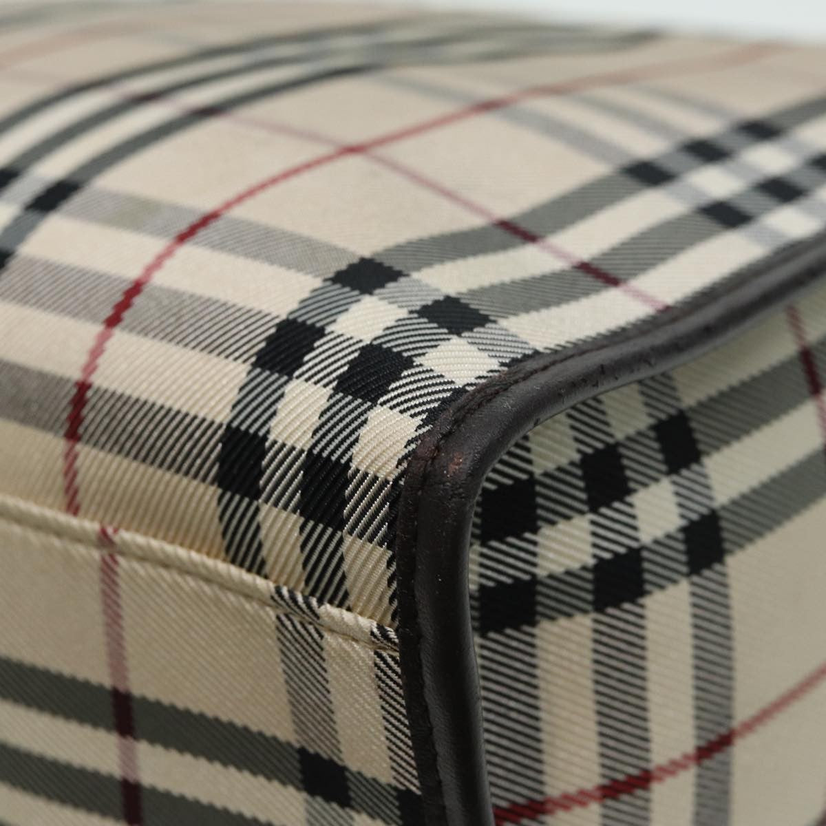 Burberry Nova Check Tote canvas check pattern