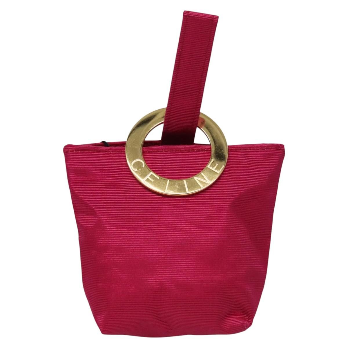 Celine Circle Logo Pouch Nylon