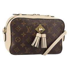 Louis Vuitton Saintonge Handbag Monogram Canvas with Leather