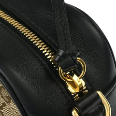 Gucci GG Marmont Shoulder Bag Diagonal Quilted GG Canvas with Leather