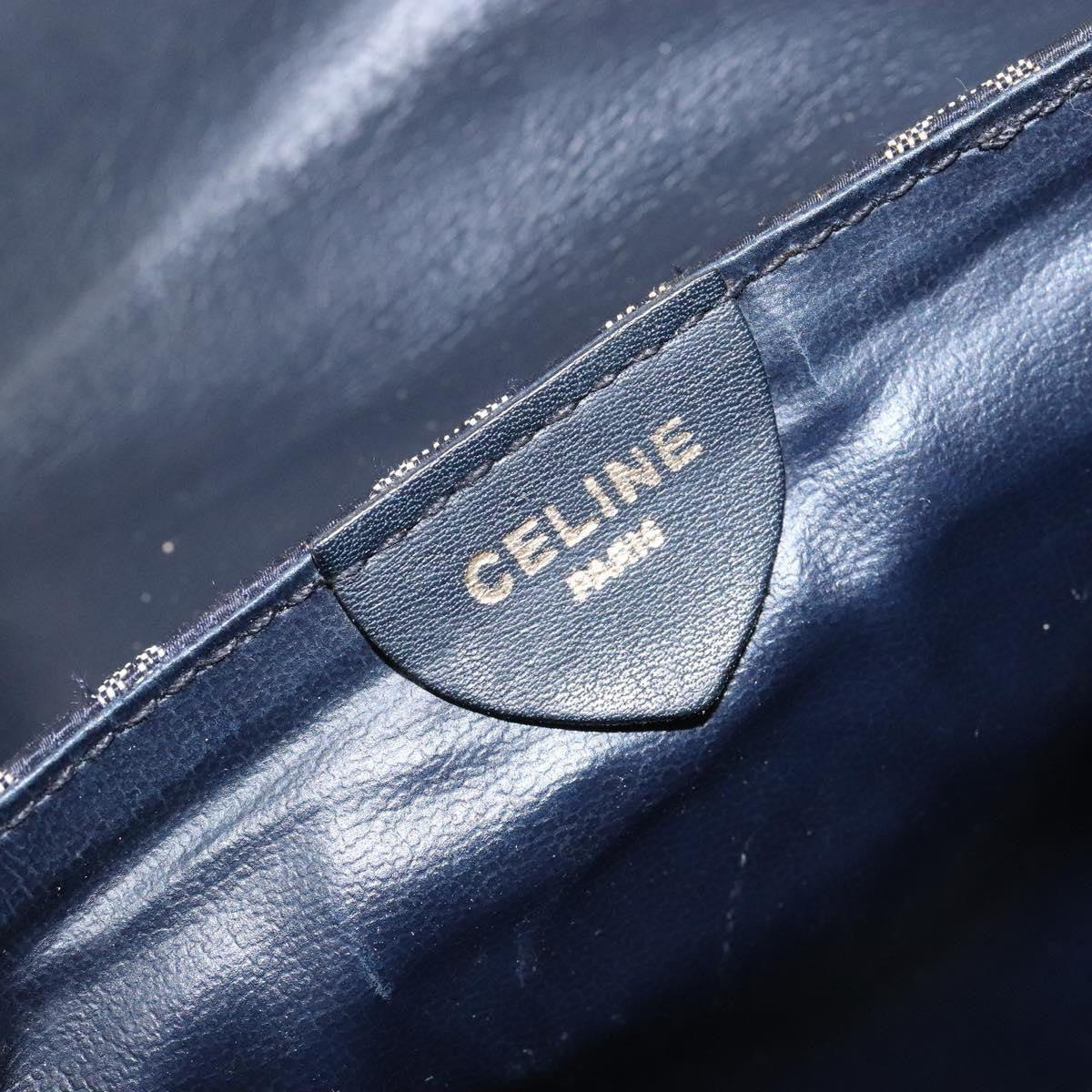 Celine C Sulky Shoulder bag Canvas and Leather