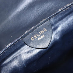 Celine C Sulky Shoulder bag Canvas and Leather