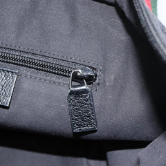 Gucci Web Zip Tote GG Canvas