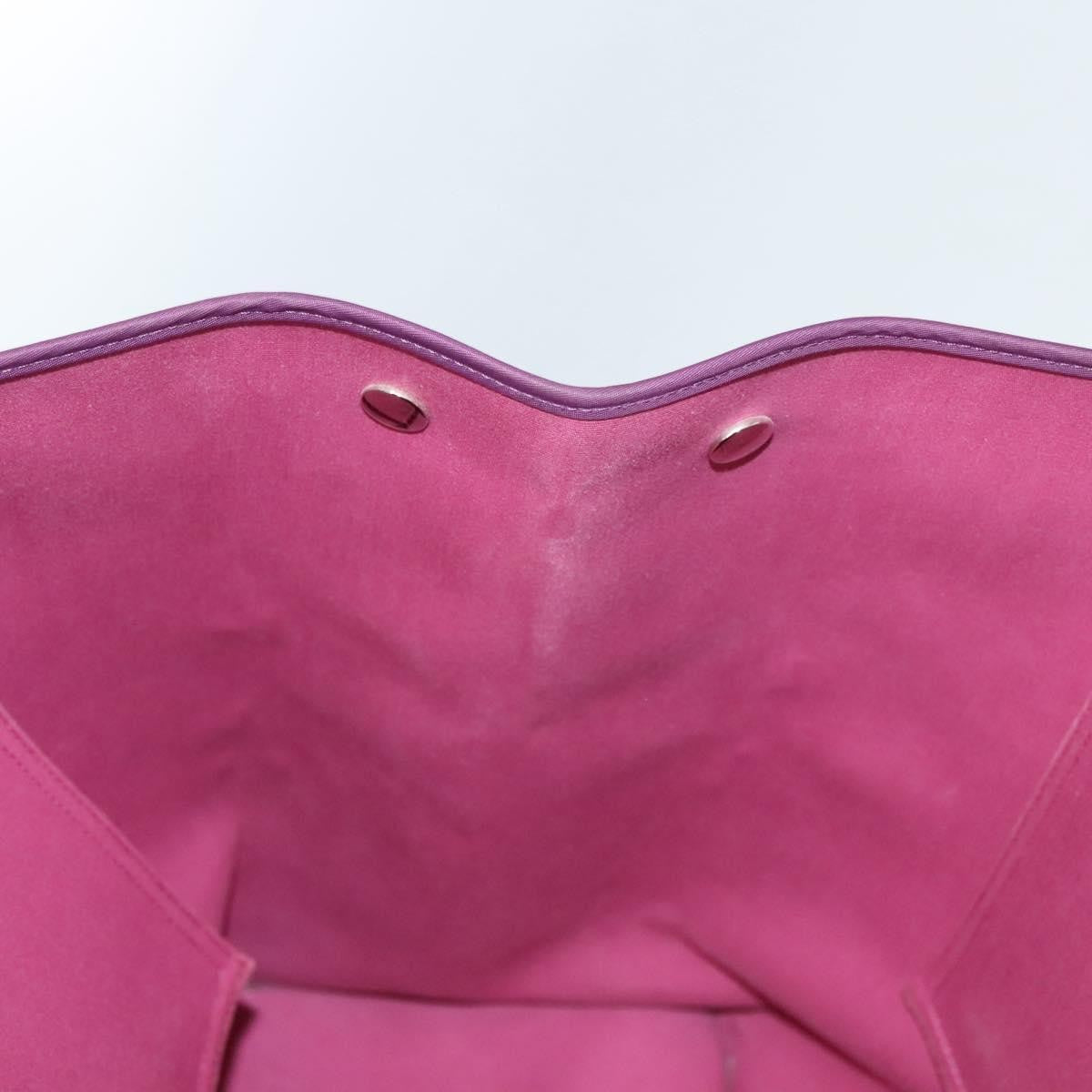 Hermes Cabag Handbag Toile and Leather