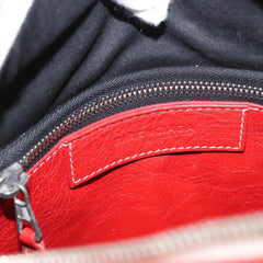 Balenciaga Bazar Convertible Tote Striped Leather