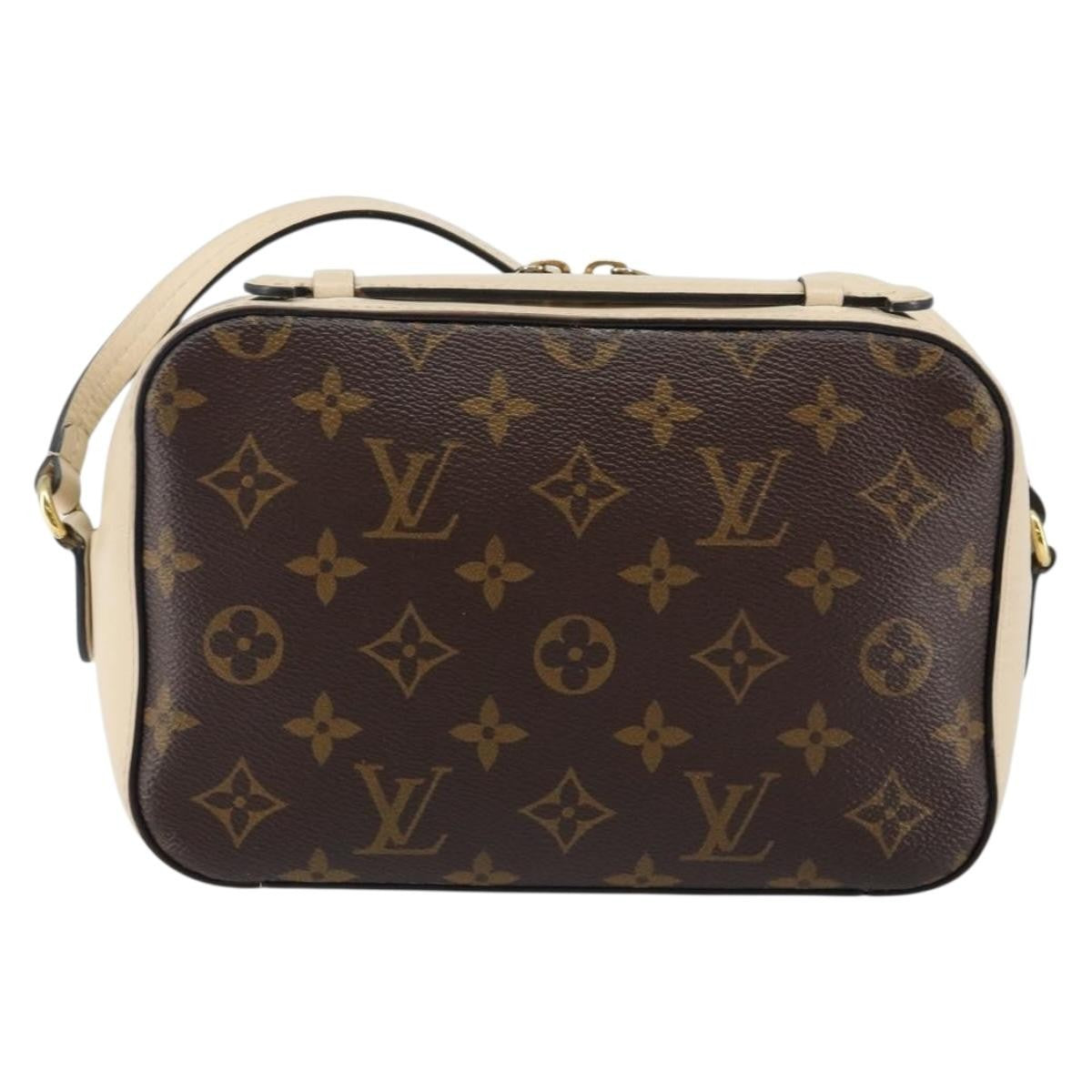Louis Vuitton Saintonge Handbag Monogram Canvas with Leather