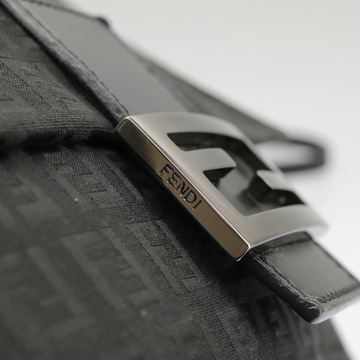 Fendi Mamma Baguette Shoulder Bag Canvas