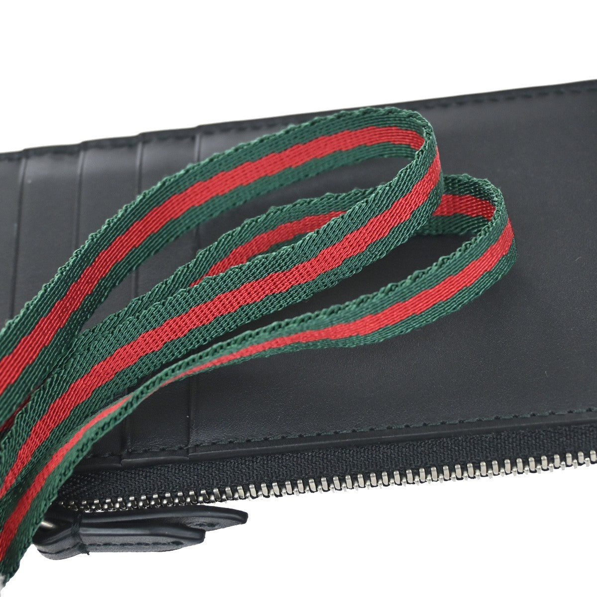 Gucci Bee Card Holder Printed GG Coated Canvas