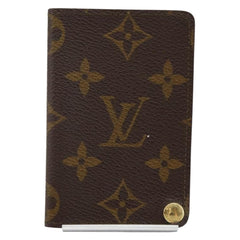 Louis Vuitton Porte Cartes Pression Card Case Monogram Canvas