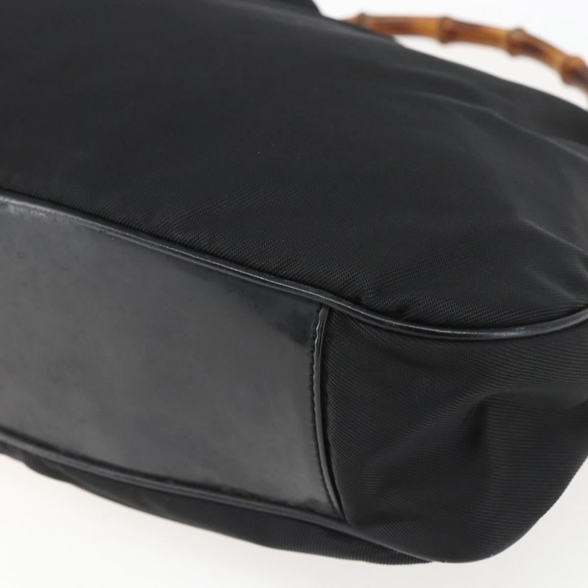 Gucci Vintage Bamboo Shoulder Bag Nylon