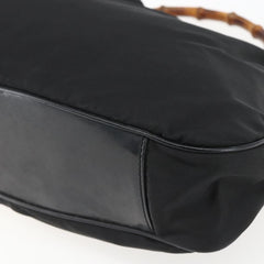 Gucci Vintage Bamboo Shoulder Bag Nylon