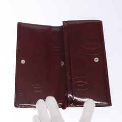 Cartier Happy Birthday Long Wallet Patent leather