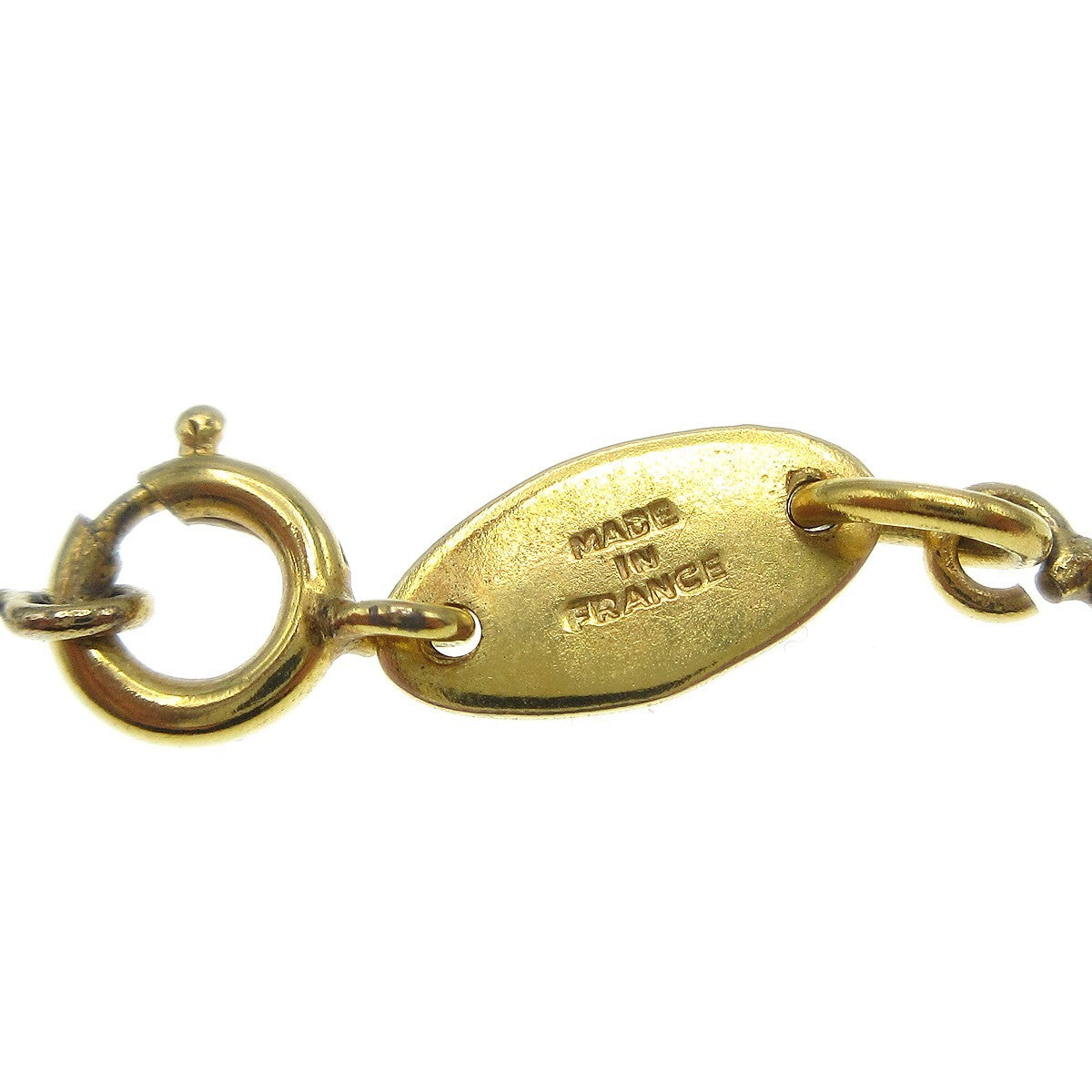 Chanel CC Pendant Necklace Metal