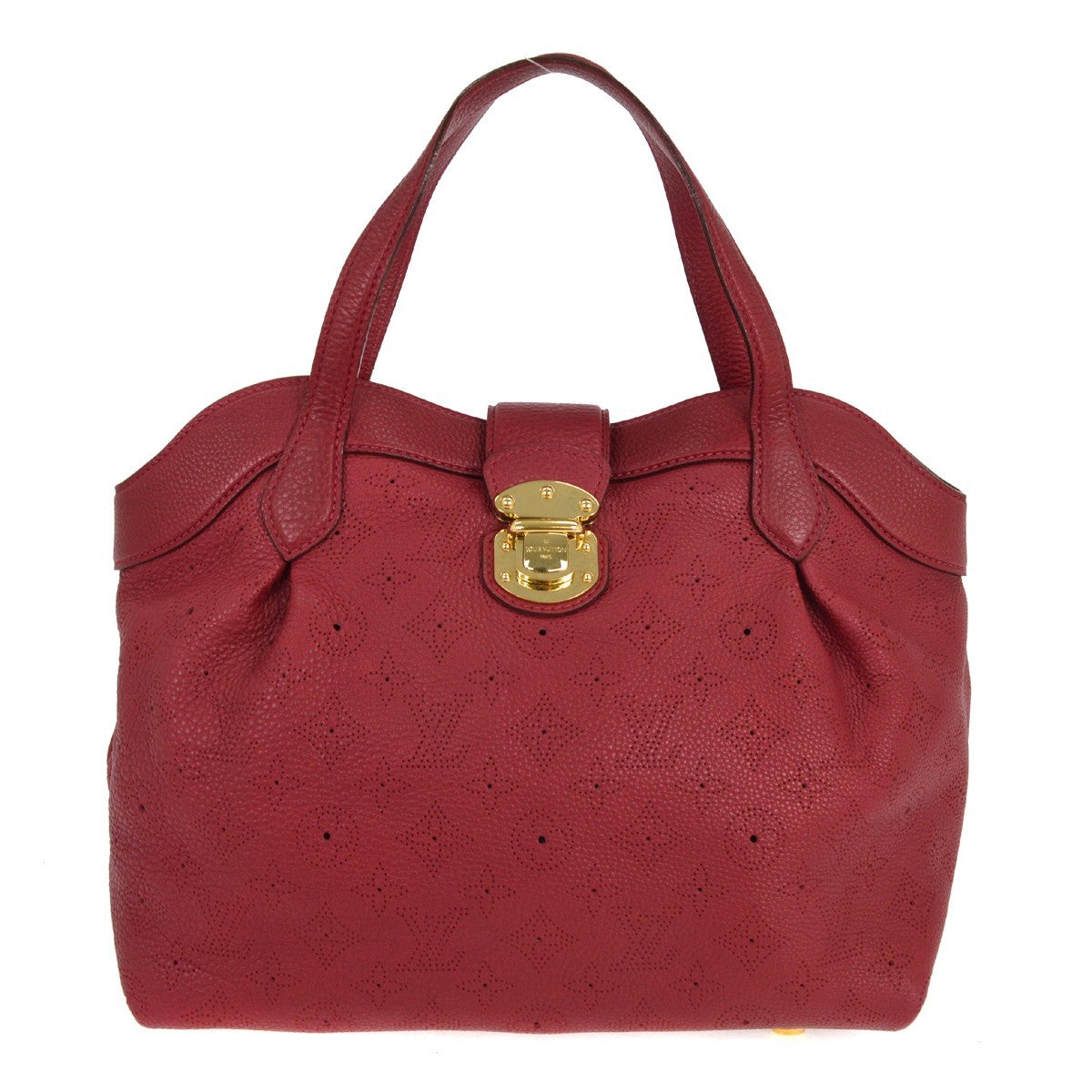 Louis Vuitton Cirrus Handbag Mahina Leather