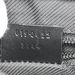 Gucci Vintage Flat Messenger Bag GG Canvas and Leather