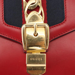 Gucci Sylvie Chain Shoulder Bag Leather