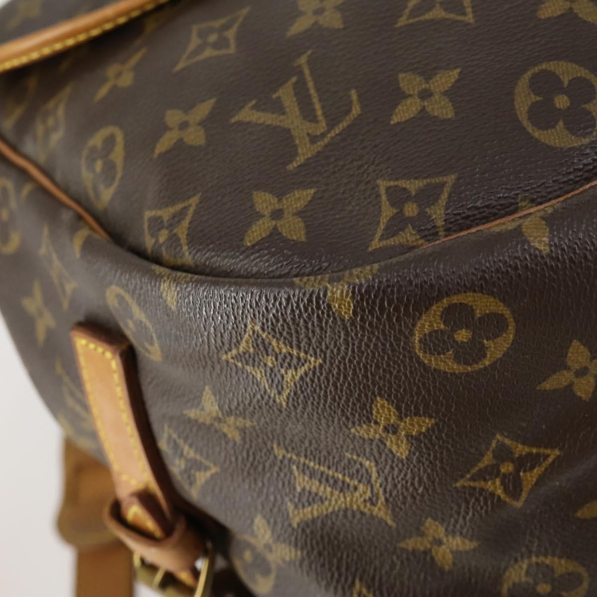 Louis Vuitton Saumur Handbag Monogram Canvas